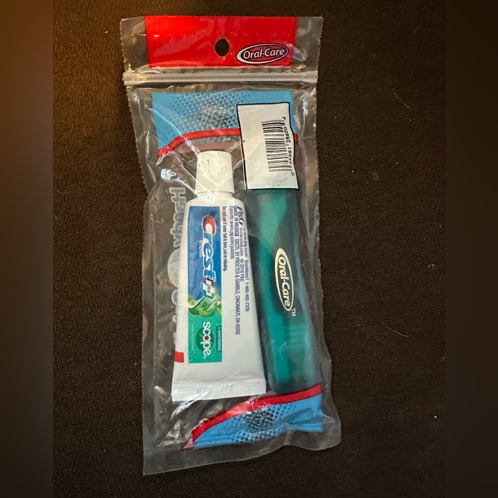 Mini Toothpaste & Toothbrush - Picture 1 of 1